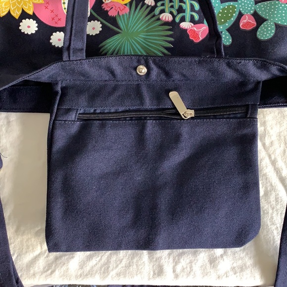 FabFitFun Limited Edition Floral Canvas Tote - Picture 5 of 11